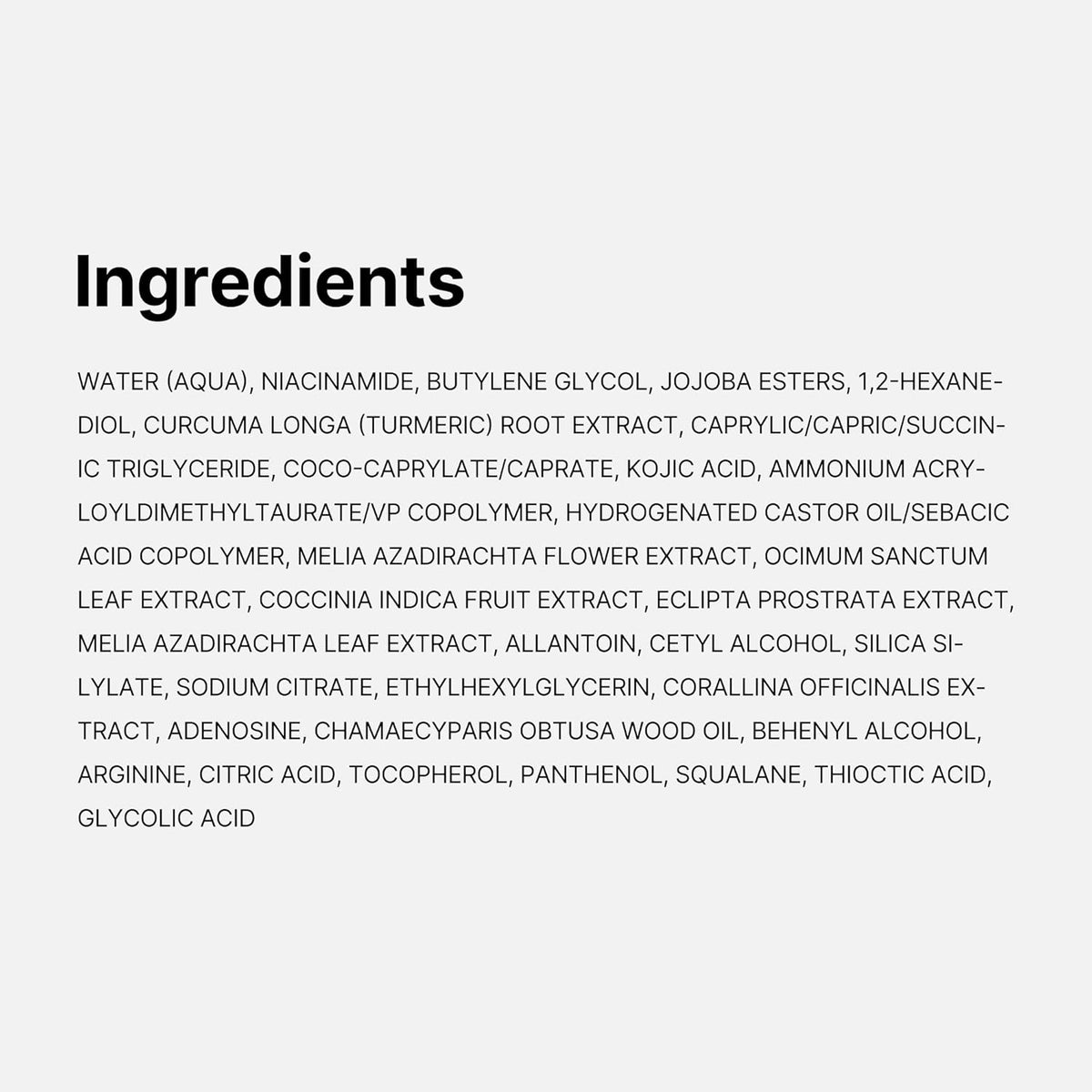 Kojic Acid Turmeric Niacinamide Serum